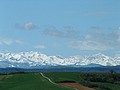 Carla Bayle (09) vue sur les Pyrenees Ariegeoises