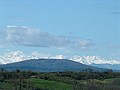 Carla Bayle (09) vue sur les Pyrenees Ariegeoises