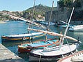 Collioure (66) Le port et les barques catalanes