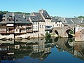 Espalion (12) rive droite du lot, les tanneries