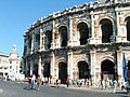 Nimes (30) Exterieur des arenes