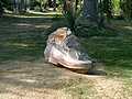Saint-Cyprien (66) : Parc botanique, scupture